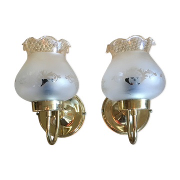Pair of wall light