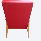 Pair of armchairs style scandinavian vintage 1971