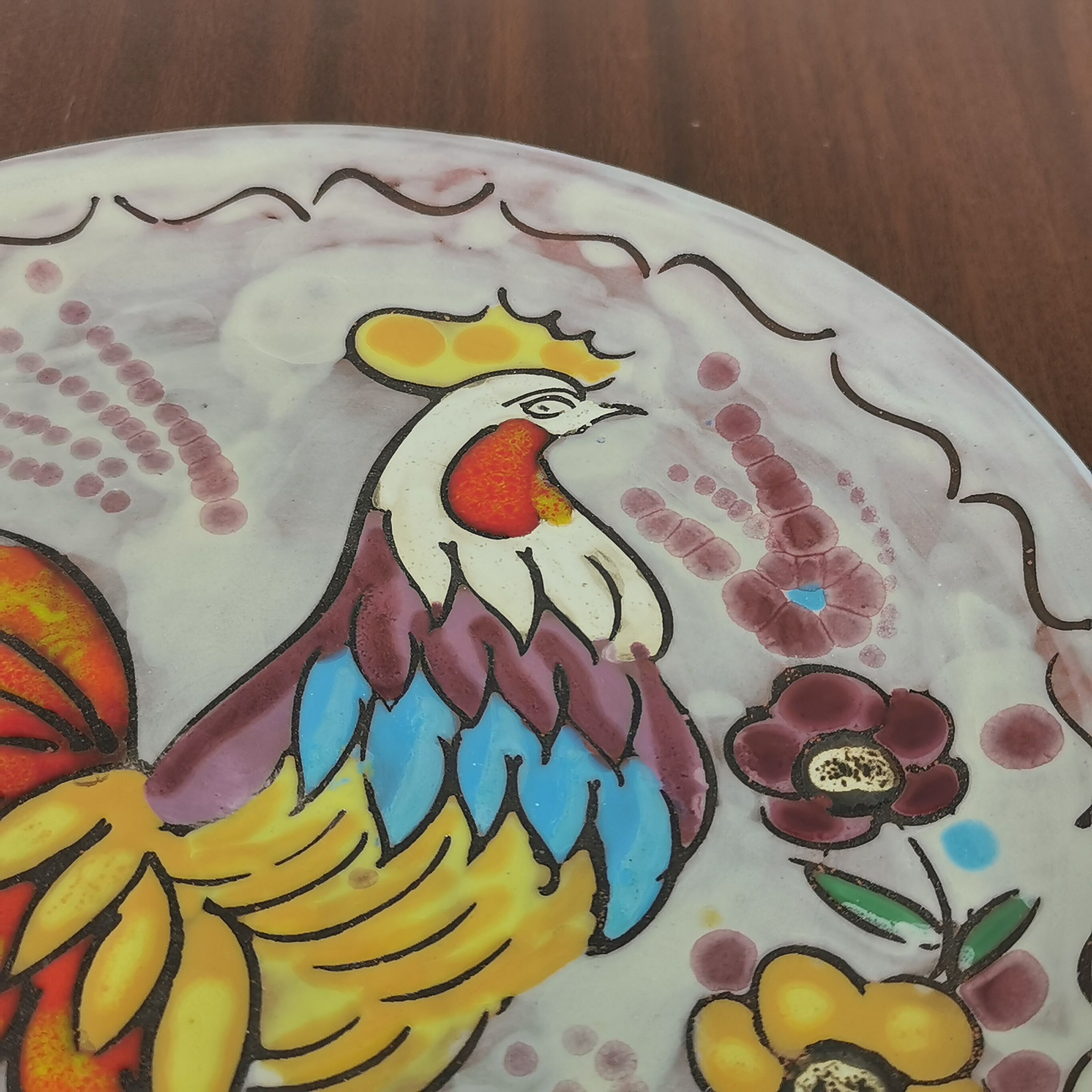 Rooster plate