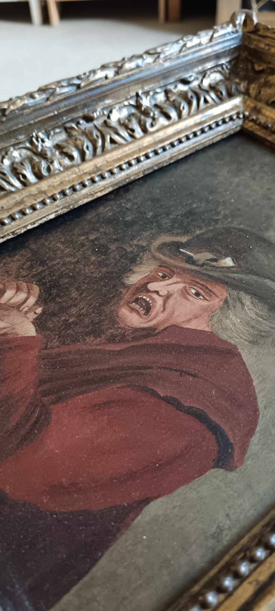 Allegorical painting from the late 19th century - Avarice