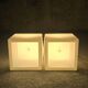 Set of 2 luminous cubes "lux-us" in polyethylene – Max Kistner – 42 x 42