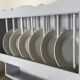 Wall-mounted dresser, old-fashioned kitchen
