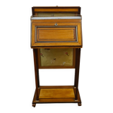 Sloping desk in lemon and amaranth veneer, Louis XVI period