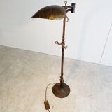 Lampadaire vintage en laiton des années 1970