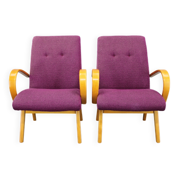 Paire de fauteuils, Tchécoslovaquie années 1960