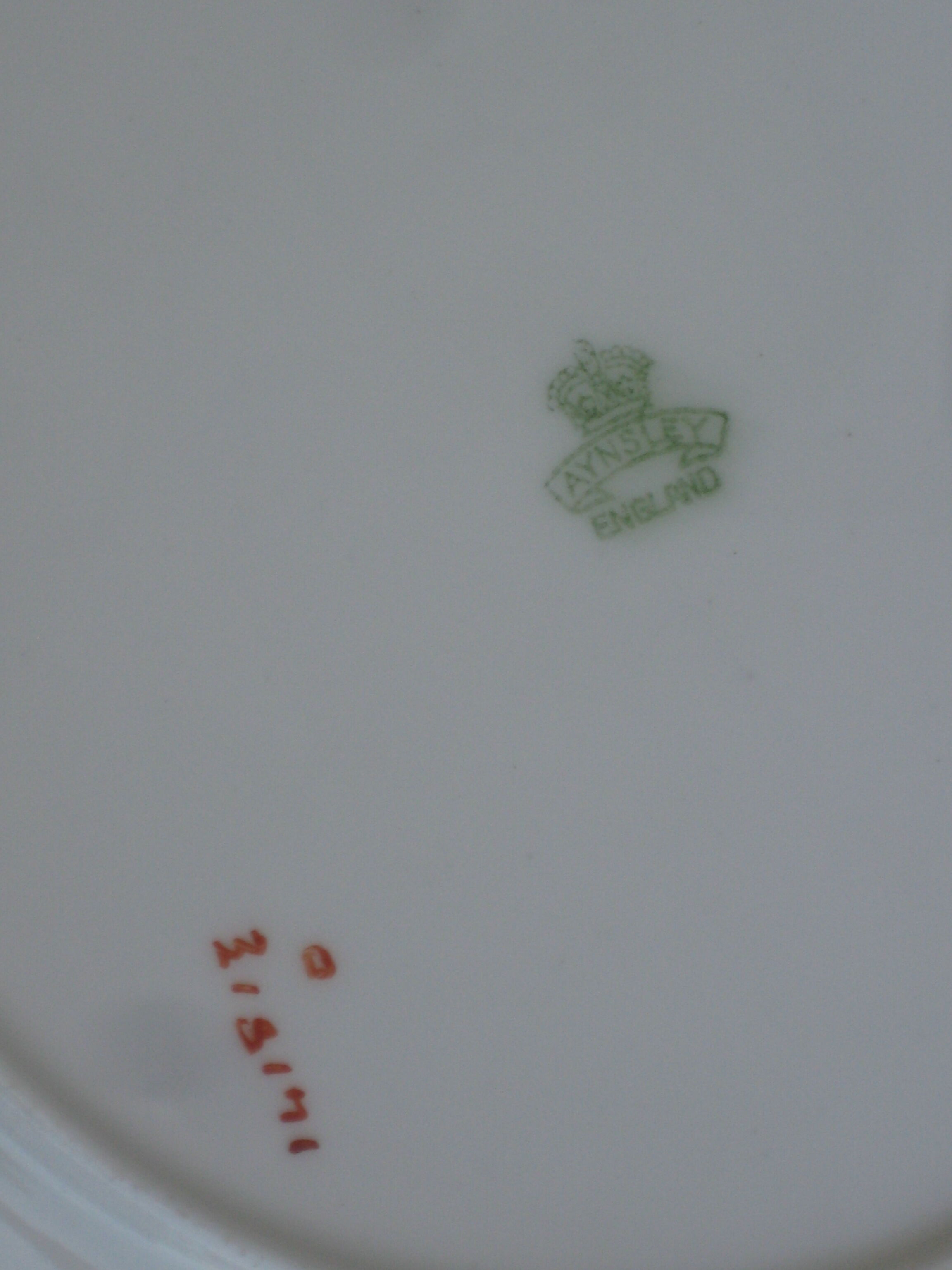 Former dessert or cheese service, aynsley, england