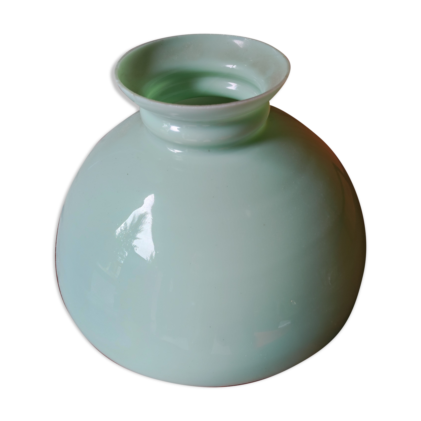 Globe opaline green lampshade for chandelier and lamp