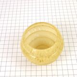 Round yellow Clichy glass lampshade