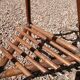 Large vintage bamboo plant stand