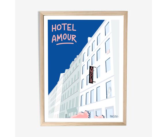 Illustration "Paris - Hotel Amour"