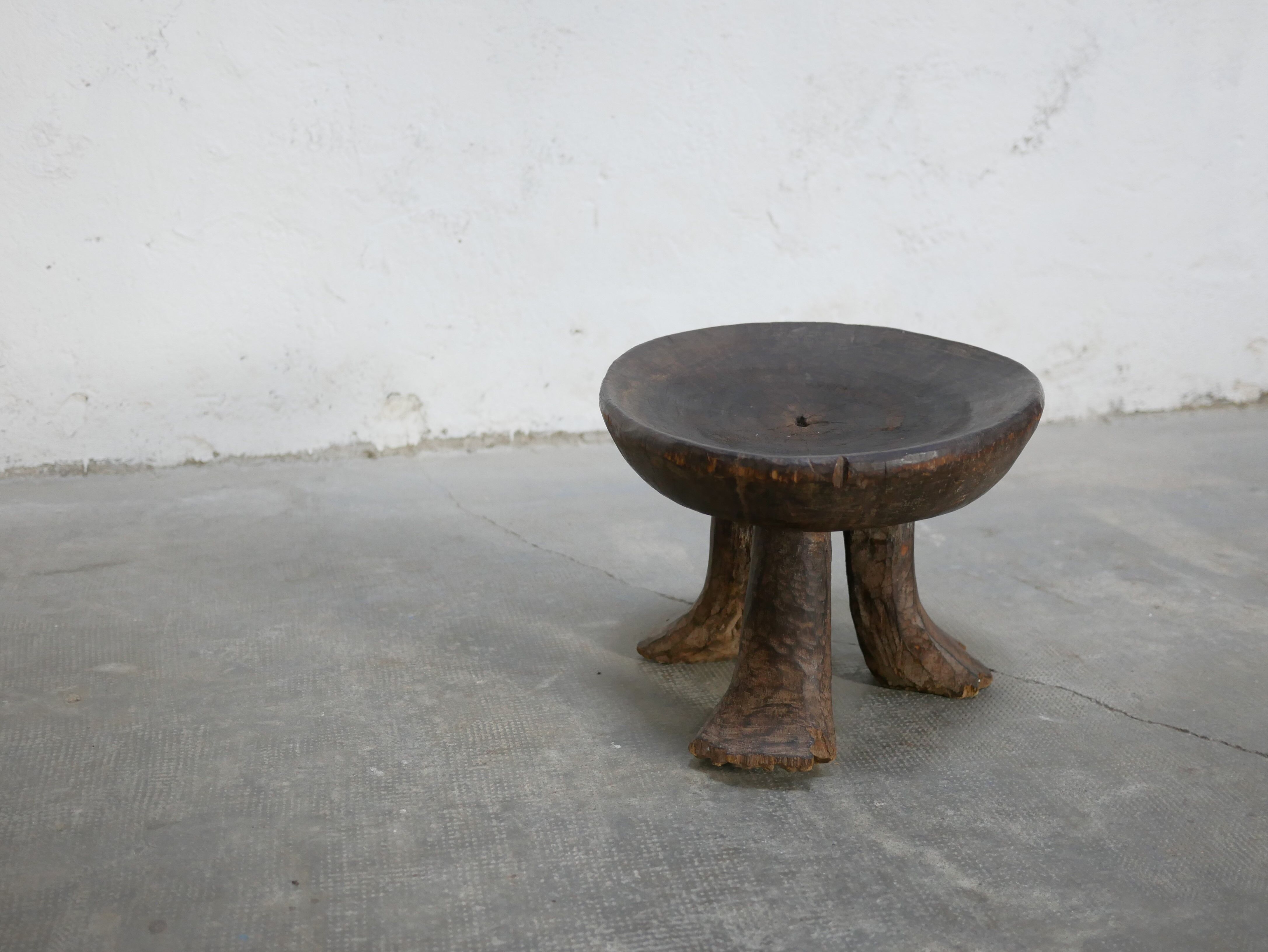 Antique African wooden stool