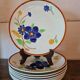 Dessert plates Faiencerie de Gien Model TOURNEFEUILLE