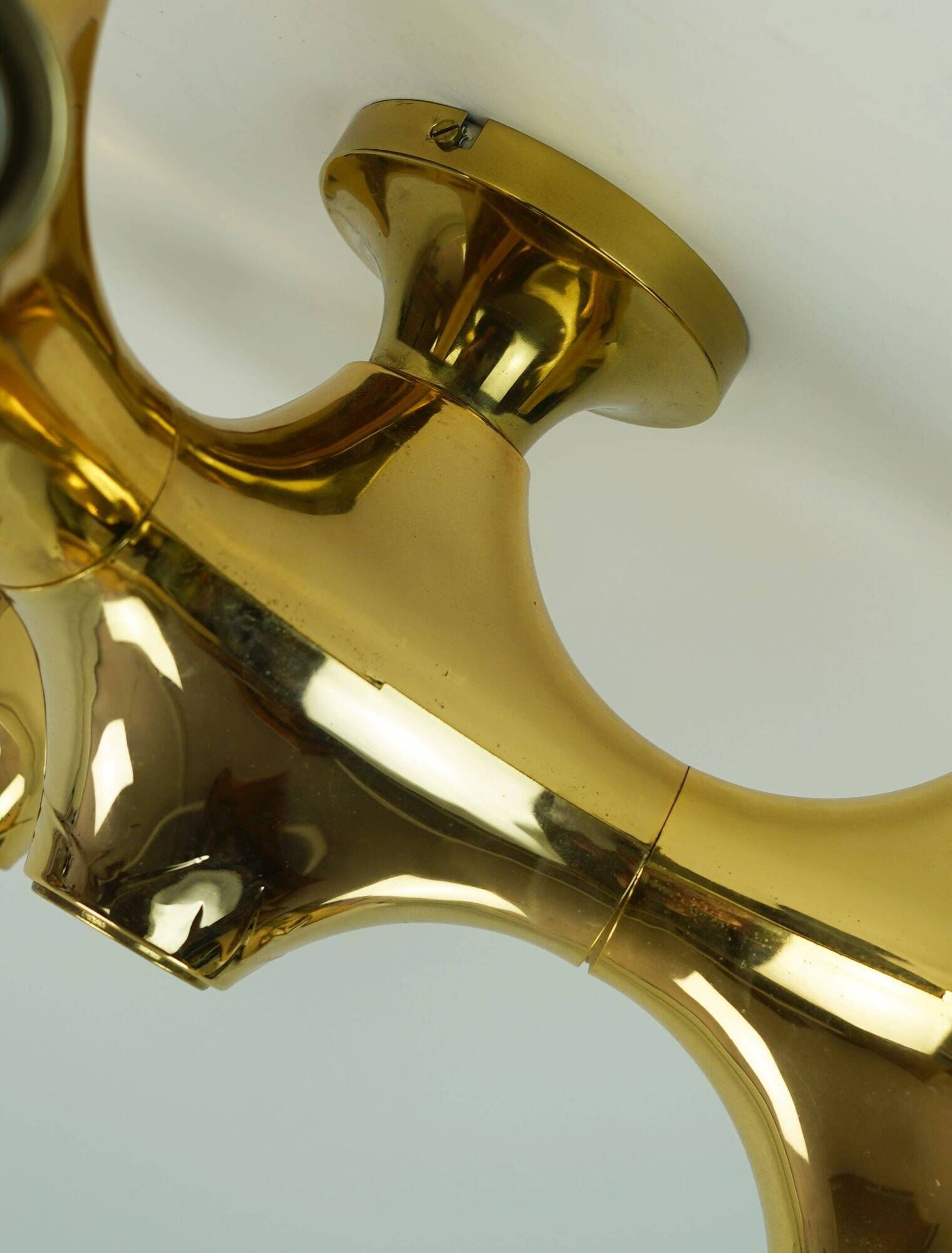 cosack gemini space age CEILING LIGHT - gold-colored - sputnik - 1970s