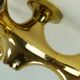 cosack gemini space age CEILING LIGHT - gold-colored - sputnik - 1970s