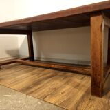 Vintage solid oak farmhouse table