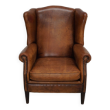 Vintage Dutch Cognac Colored Leather Vintage Dutch Cognac Colored Leather Club ChairClub Chair