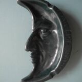 moon ashtray enameled cast iron
