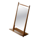 Scandinavian wooden table mirror, mid-20th century, 1950s-1960s.