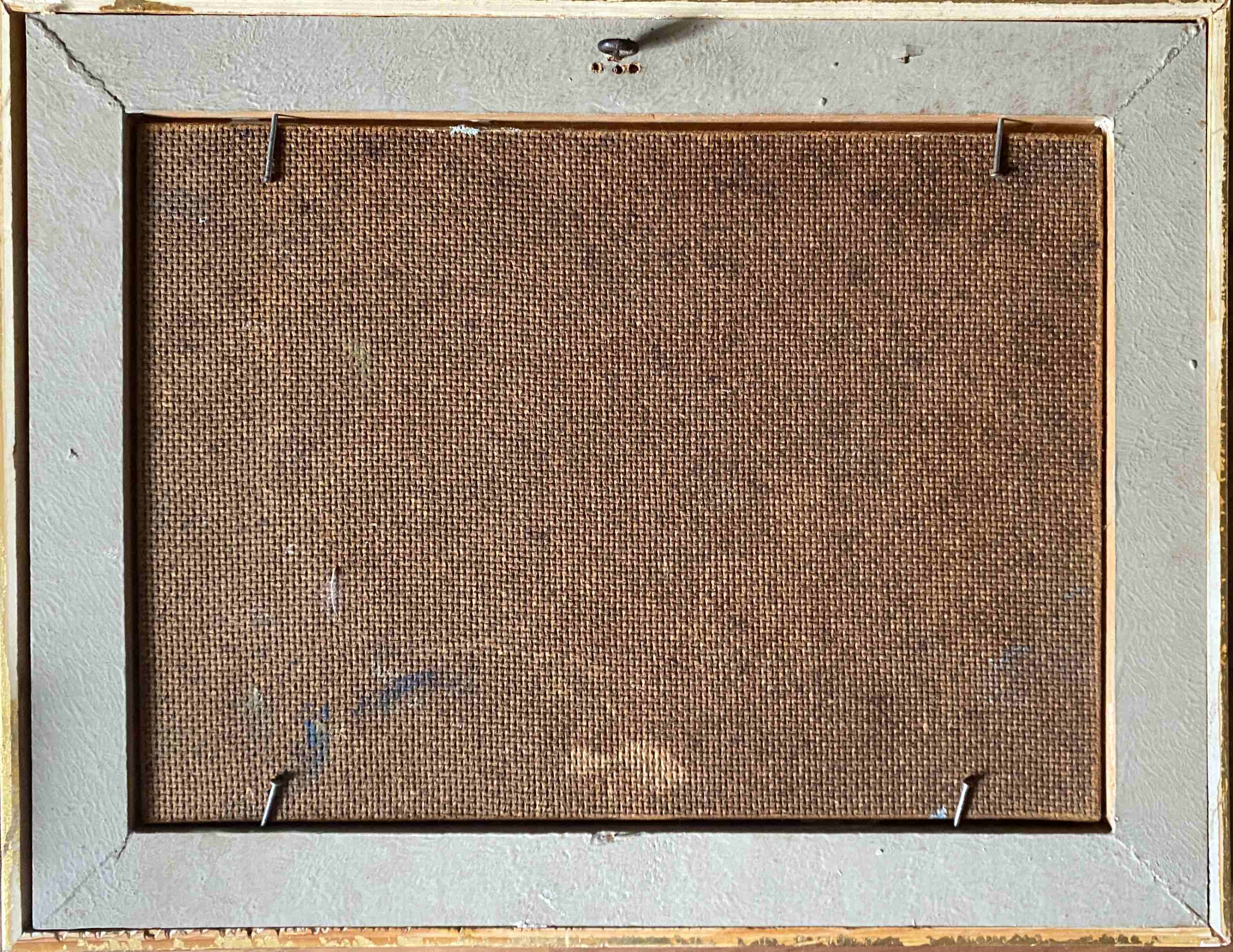 Painting signed René Leforestier and frame