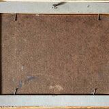 Painting signed René Leforestier and frame