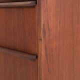 Mid-century teak chest of drawers / dresser / Danish modern design / 1960s