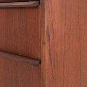 Mid-century teak chest of drawers / dresser / Danish modern design / 1960s