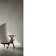 Vintage Mid-Century Norwegian Modern Teak & Boucle Fabric High Lounge Chair