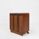 Art Deco cabinet in wood with a marble top, France, 1930s