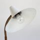 Lampe de table / bureau vintage en métal laqué