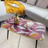 Vintage coffee table legs compass