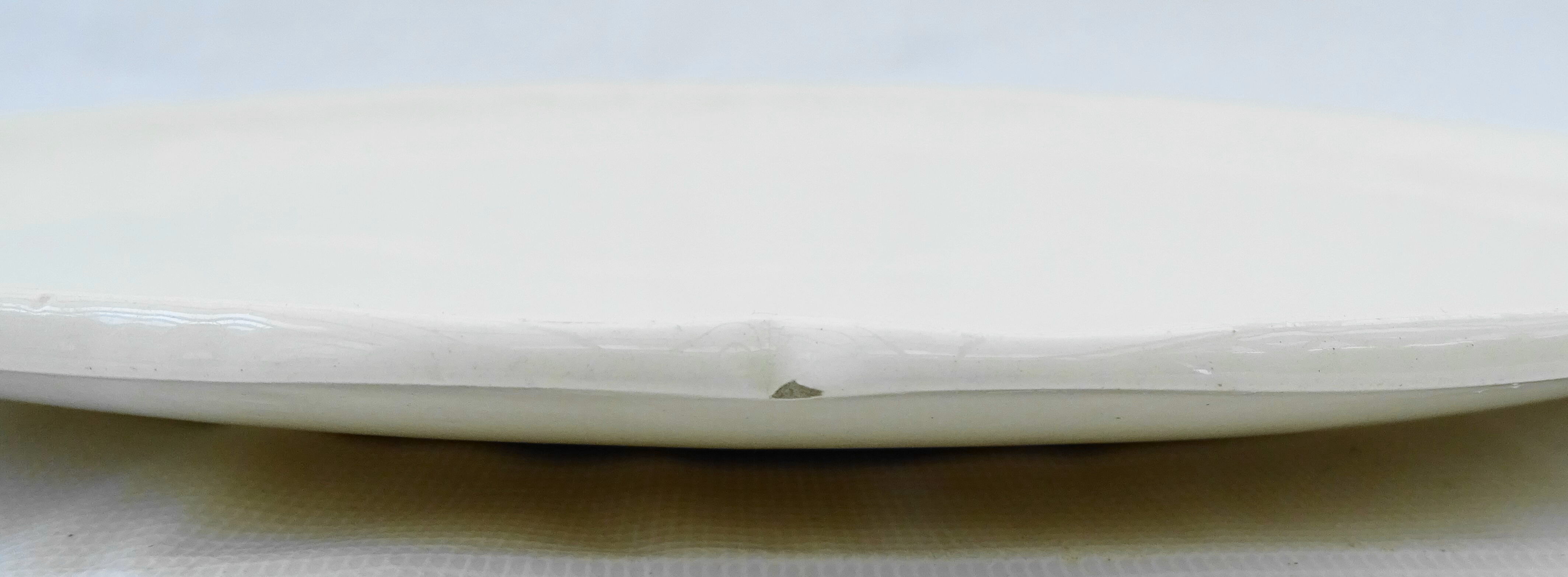 Pair of large Sarreguemines cake dishes