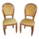 Paire de Chaises en Acajou Blond, Art Déco – 1940