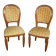 Paire de Chaises en Acajou Blond, Art Déco – 1940