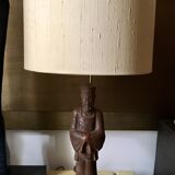 A Pair Of Wooden Lamps The Way of James Mont
