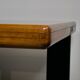 Important walnut executive desk for faram 1957 italy publisher 80's
