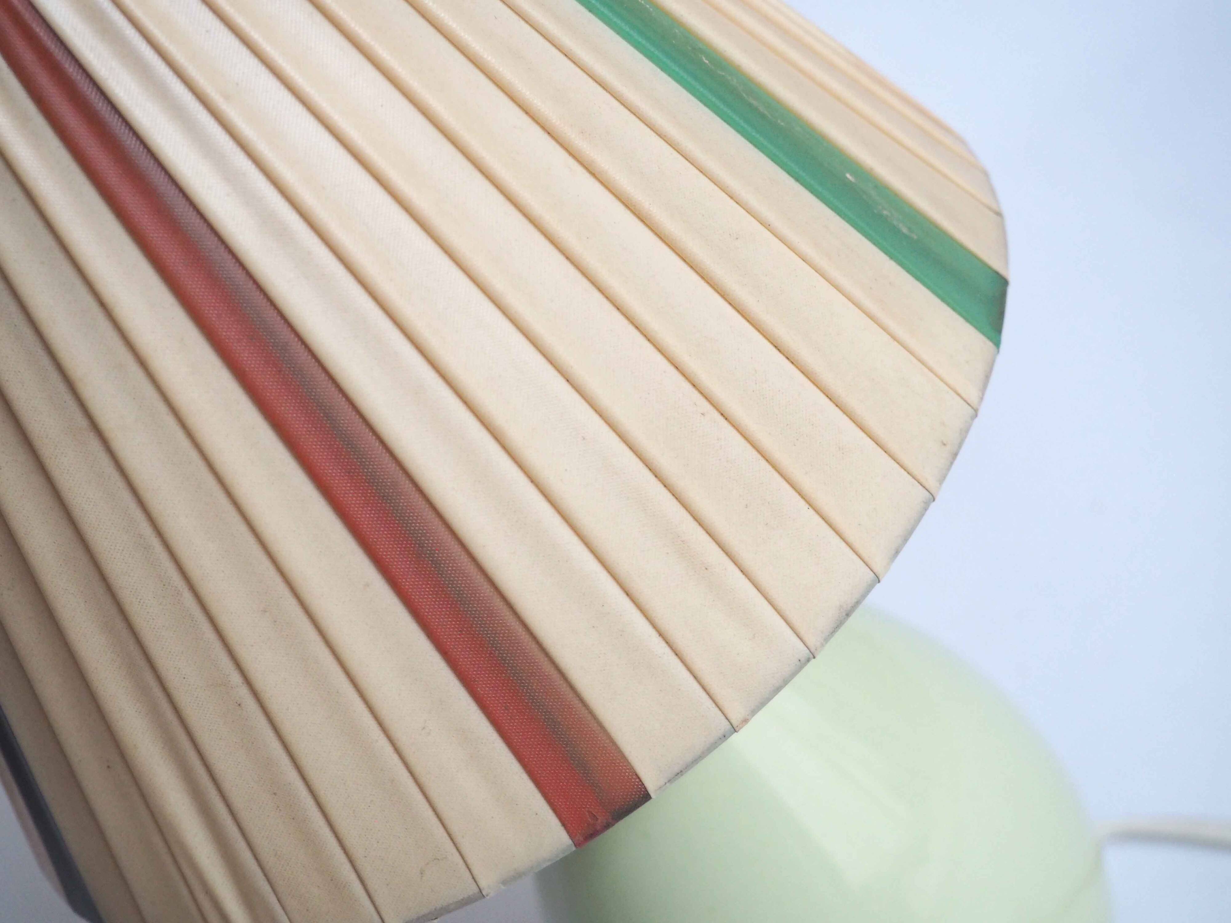 Almond green ceramic lamp