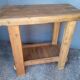 90cm old solid wood workbench
