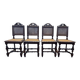 Set of 4 Renaissance cane chairs.