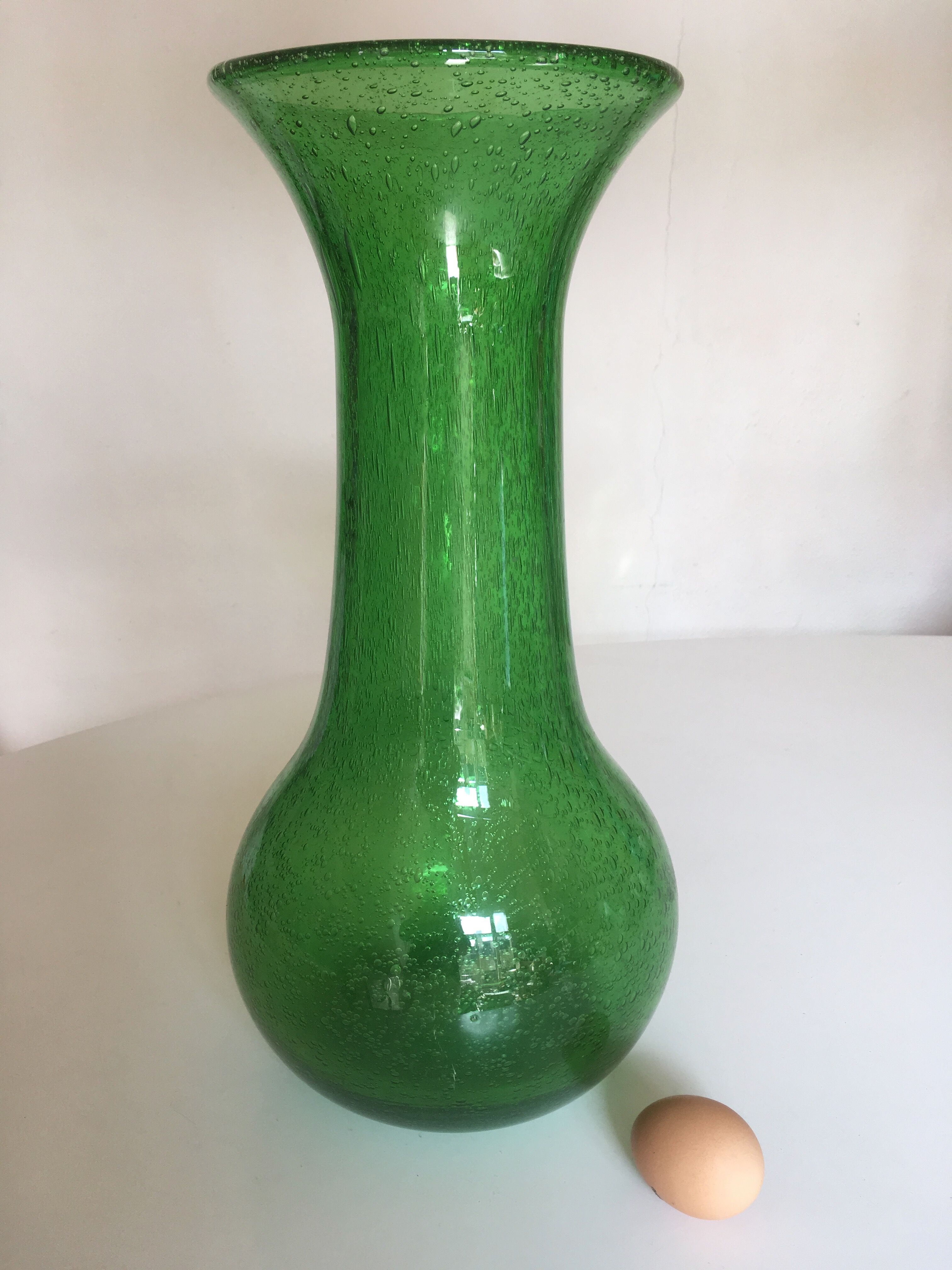 Biot H42cm Mid Century Glass Vase XL