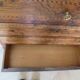 Antique oak burr chest of drawers - 4 drawers - marquetry inlay from the early 21st century