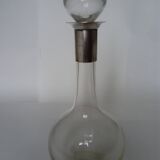Silver-plated metal neck round carafe Saint Hilaire