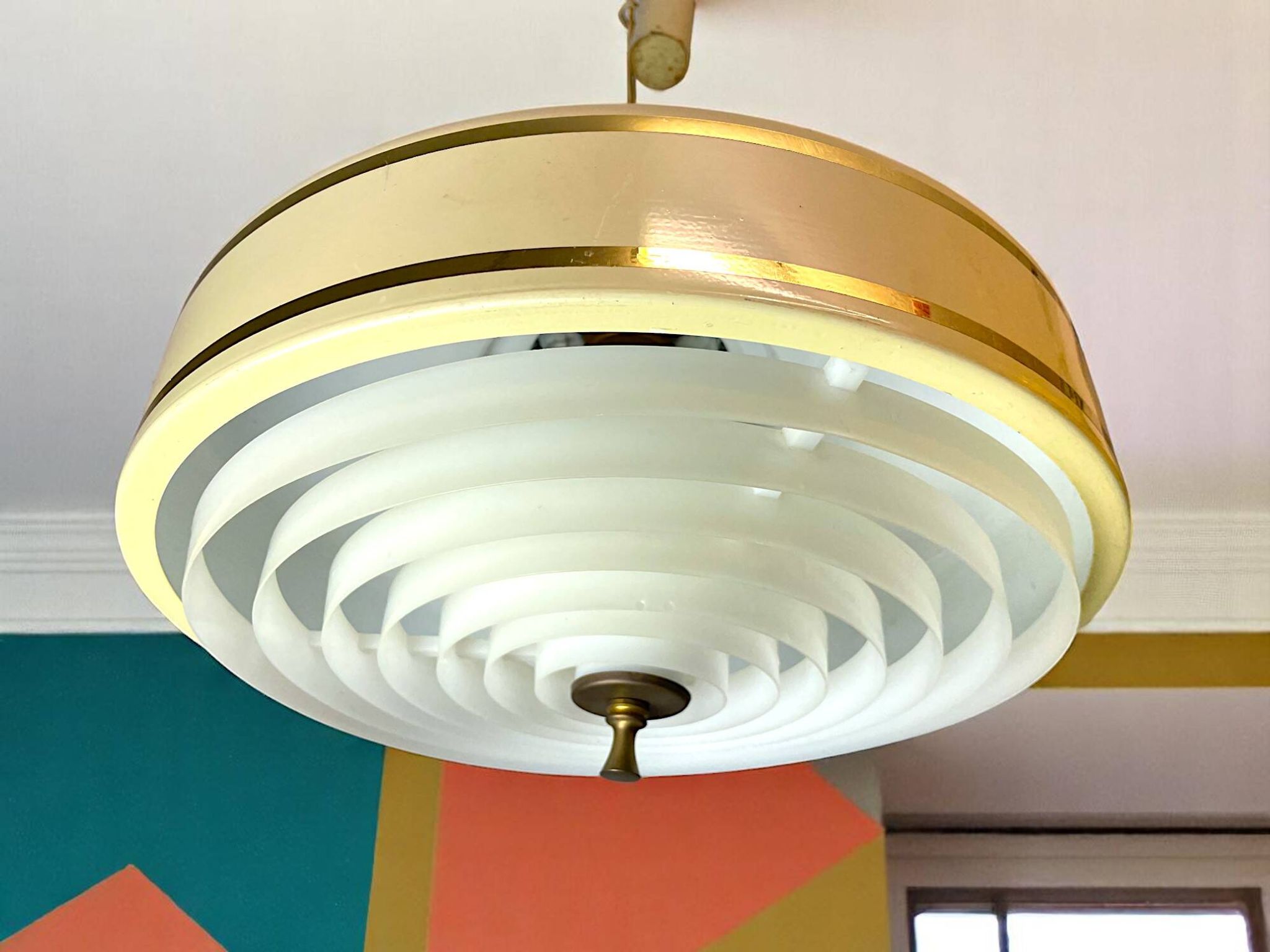 Lumière de plafond de cuisine à hauteur réglable de style danois moderne