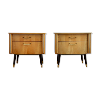 Paire de chevets vintage 1960