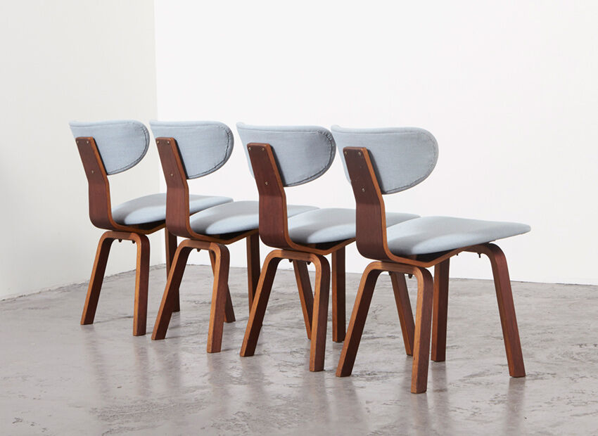 4 chairs SB37 by Cees Braakman by Pastoe 1950