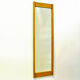 Oak wallmirror by Aktuell Form AB - Sweden 1960s