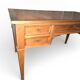 Antique Louis XVI / Directory desk – gilded leather – 5 drawers – keys