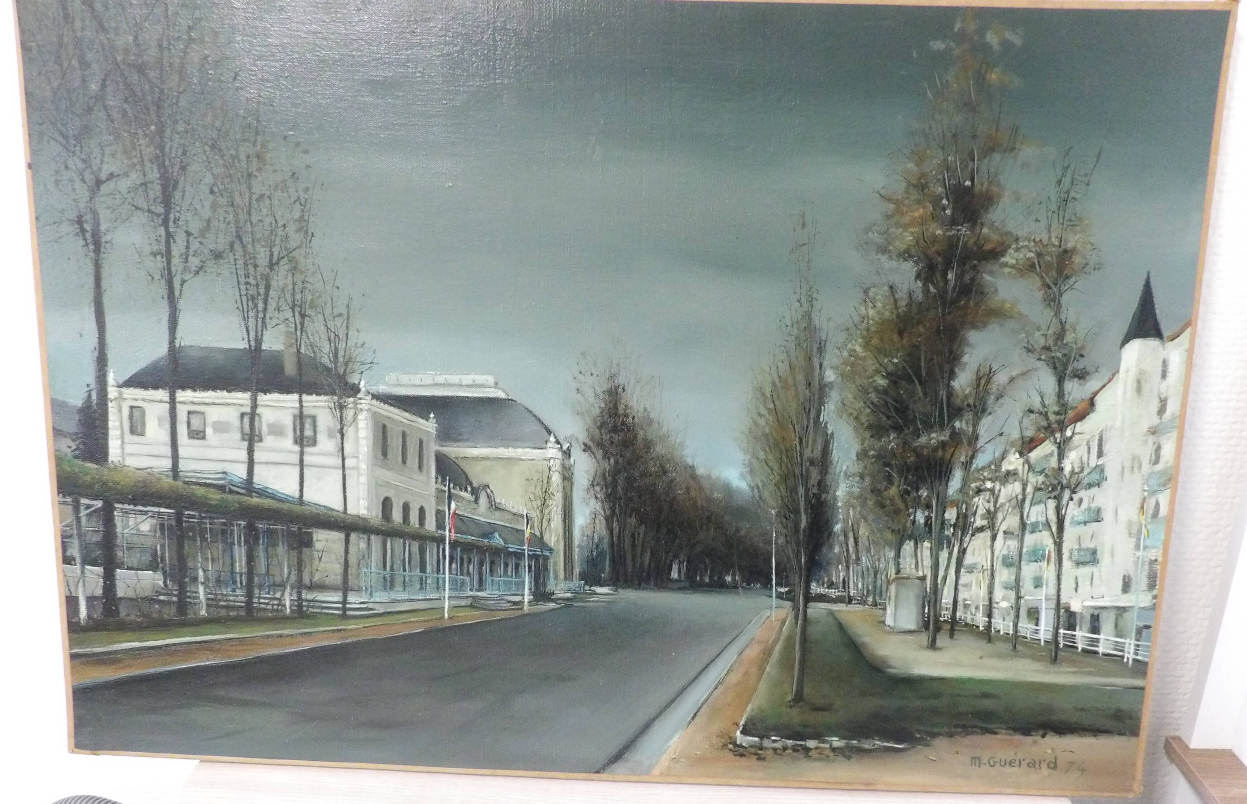 view from the esplanade of the Néris-les-Bains casino