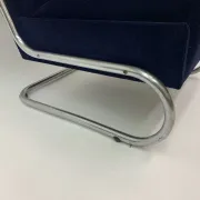 Chromed Bauhaus armchair Type S-411 by W. Gispen for Mücke Melder, 1930s
