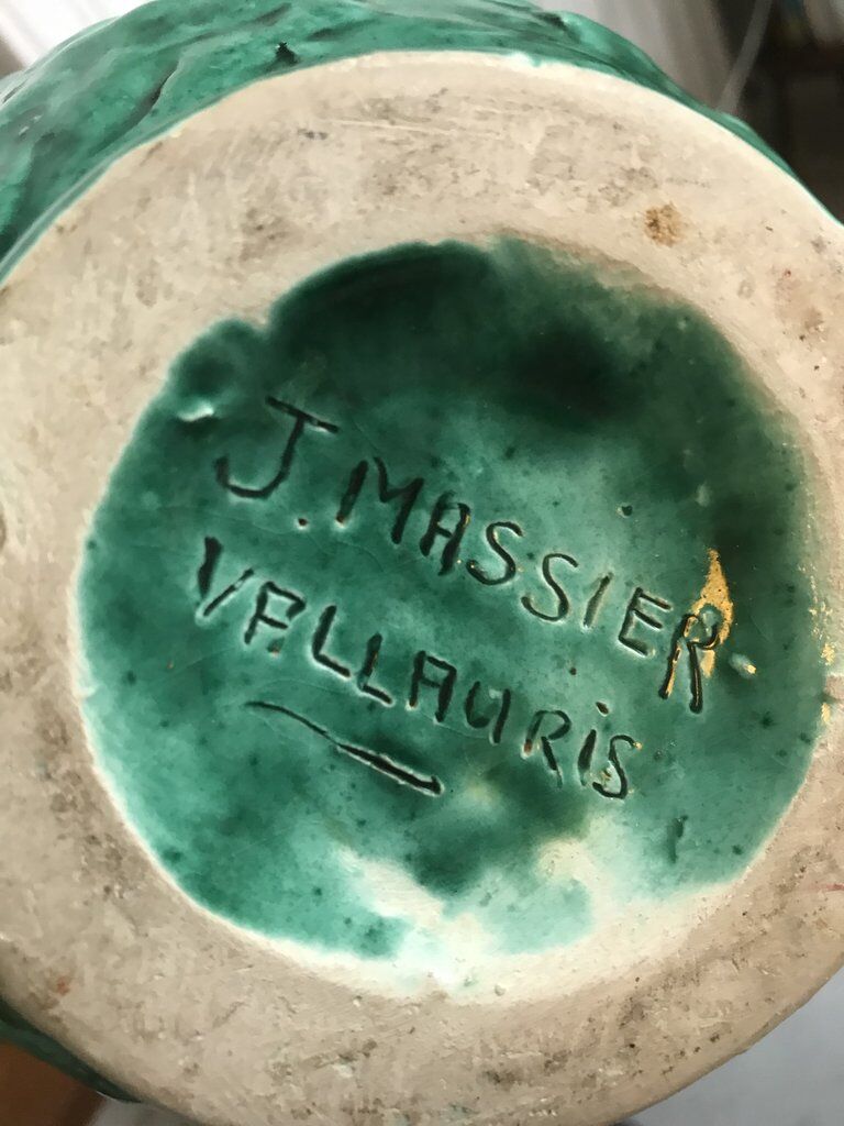 Jerome Massier earthenware vase