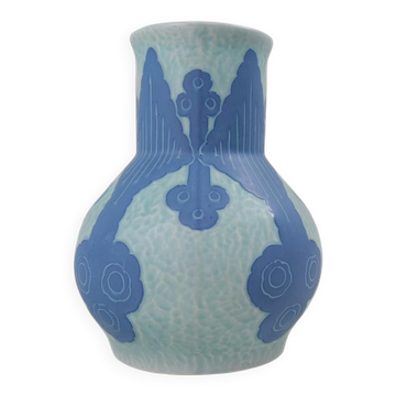 Art Deco Vase Sgraffito Gustavsberg Josef Ekberg Sweden 1922